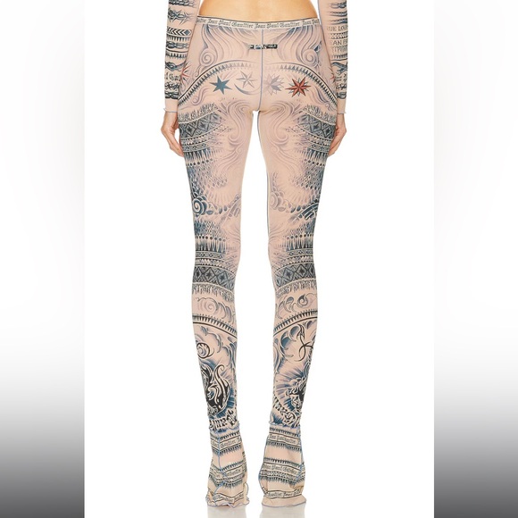 JEAN PAUL GAUTHIER Printed Soleil Flare Trouser - Picture 3 of 4